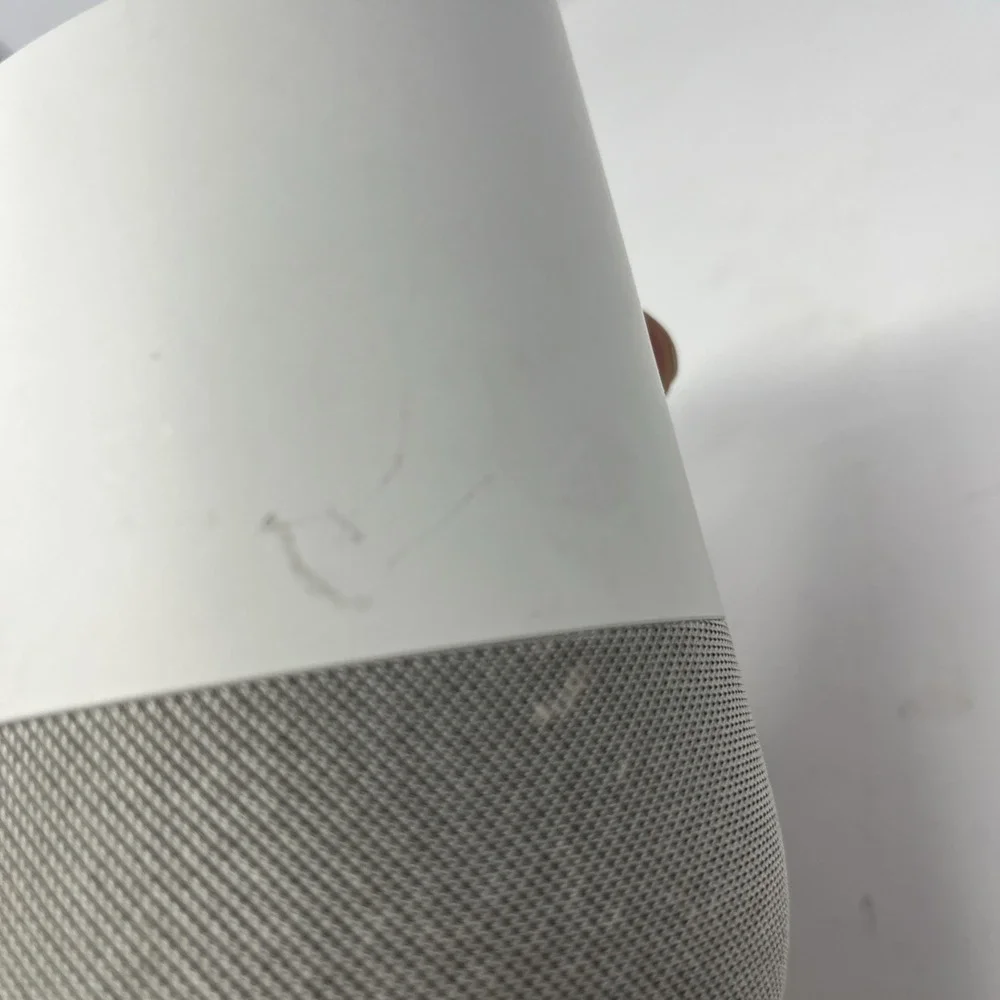 Google Home Smart Assistant Voice Activated Speaker White/Slate H0ME - Tested